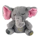 Інтерактивна іграшка-нічник Дихаючий Слоник Elephant зі звуковими та світловими ефектами 30 см сірий - зображення 1