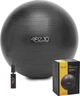 Мяч для фитнеса (фитбол) 4FIZJO 55 см Anti-Burst Black (P-5907739316257) - изображение 2
