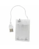 Бра, настінний світильник Goldlux 327093 Neon Cat Led 1x3W USB 5V DC 1A IP20 Wh (091595) - зображення 5