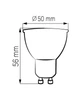 Лампочка світлодіодна Goldlux GU10 MR16 10W 3000K 1000Лм IP20 328496 - изображение 2