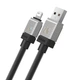 Кабель Baseus CoolPlay Series Fast Charging Cable USB to iP 2.4A 1m Black (CAKW000401) - изображение 2