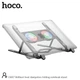 Подставка кулер для ноутбука Hoco DH17 (17,3", для охлаждения, мощность 1.5 Вт, RGB подсветка, регулировка высоты) - Черный - изображение 4