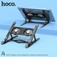 Подставка кулер для ноутбука Hoco DH17 (17,3", для охлаждения, мощность 1.5 Вт, RGB подсветка, регулировка высоты) - Черный - изображение 8