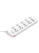 Сетевое зарядное устройство / Сетевой фильтр LDNIO SC4408 4 розетки/2.0 м/2500 W/17 W - изображение 3