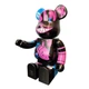 Колекційна фігурка дизайнерська статуетка ведмедик беарбрик Bearbrick Medicom Toy 400% 28 см JINX у стилі Cyberpank - зображення 7