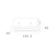Вбудований світильник Skarlat RSL74104 5×2W WH+BK 4000K - изображение 2