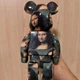 Колекційна фігурка дизайнерська статуетка ведмедик беарбрик Bearbrick Medicom Toy 400% 28 см у стилі MONA LISA - зображення 7
