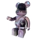 Колекційна фігурка дизайнерська статуетка ведмедик беарбрик Bearbrick Medicom Toy 400% 28 см у стилі BLACK HOLE - зображення 3