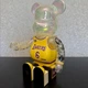 Колекційна фігурка дизайнерська статуетка ведмедик беарбрик Bearbrick Medicom Toy 400% 28 см у стилі LAKERS6 - зображення 7