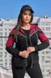 Спортивный костюм 598280 Черный-бордовый 54-56 - изображение 2