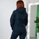 Женская тактическая форма Softshell Striker куртка с капюшоном + штаны синяя размер 2XS - изображение 4