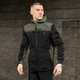 Костюм Pobedov Softshell Куртка с капюшоном + Брюки на резинке хаки с черным размер S - изображение 1