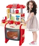 Детская кухня HLB с аксессуарами Красная (101269-WA) - изображение 2