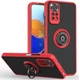 Чохол Fiji Colorframe для Xiaomi Redmi Note 11/Note 11s матовий бампер з кільцем підставкою Red - зображення 1
