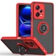 Чохол Fiji Colorframe для Xiaomi Redmi Note 12 Pro 5G матовий бампер з кільцем підставкою Red - зображення 1
