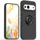 Чехол Fiji Colorframe для Google Pixel 9 матовый бампер с кольцом подставкой Black - изображение 1