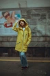 Універсальний дизайнерський дощовик Parasol'ka жовтий яскравий Yellow плащ водонепроникний для чоловіків та жінок, унісекс куртка парка - изображение 2