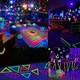 Флуоресцентная клейкая лента светится под ультрафиолетовым светом 1,5см*5м. Желтый - изображение 4
