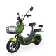 Электроскутер Двухместный Crosser CR2 (800W, 60V, 24ah графеновые АБК) Зеленый - изображение 1