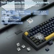 Клавиатура беспроводная AULA F75 +наклейки укр, рос, игровая,RGB ,Hot Swap,3 режима подключения,80 клавиш, механическая - изображение 3