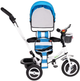 Rowerek trójkołowy EcoToys JM-066-9L Blue (5903089063315) - obraz 3