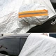 Захисна накидка чохол на лобове скло Lesko 8228 та дзеркала від снігу та сонця на 9 магнітах - зображення 2