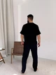 Мужской комплект COSY из муслина "Capri" L черный MC1B - изображение 2