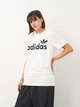 Футболка оверсайз длинная женская Adidas Originals Graphic Bf Tee JC7700 M Owhite (4067891560309) - изображение 1