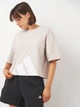 Футболка хлопковая оверсайз короткая женская Adidas W Bl Sj Bf T JG8729 XS Wonalu/White (4067902913056) - изображение 4