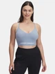 Спортивный топ женский Under Armour Vanish Seamless Low Bra 1384417-466 S Голубой (197778985582) - изображение 3