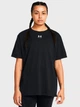 Футболка оверсайз длинная женская Under Armour Campus Oversize Ss 1387193-001 S Черная (196886037589) - изображение 1