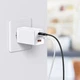 Зарядное устройство 65W 3 порта Baseus Gan 5 Pro CCGP120202 блок питания белый - изображение 4