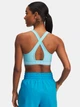 Спортивный топ для бега женский Under Armour Crossback Mid Bra 1361034-494 S Голубой (197779752695) - изображение 2
