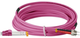 Patchcord światłowodowy Helos LC/ST Duplex 50/125µm OM4 10 m Violet (4005938264339) - obraz 3