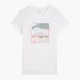 Футболка хлопковая женская Puma Graphics Mountain Tee 68508302 M White с принтом (4067984235350) - изображение 4