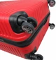 Большой пластиковый чемодан на колесах 115L GD Polo 60k001 красный - изображение 7