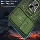 Ударопрочный чехол Camshield Army Ring для Samsung Galaxy S24 FE Оливковый / Army Green Без бренда - изображение 4