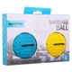 М'яч масажний для МФР ø6см 2 штуки LivePRO Foot massage ball LP8507 (d-6см, блакитний-жовтий) - зображення 9