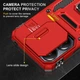 Ударопрочный чехол Camshield Army Ring для Xiaomi Redmi 13C / Poco C65 Красный / Red Без бренда - изображение 5