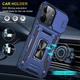 Ударопрочный чехол Camshield Army Ring для Xiaomi Redmi 13C / Poco C65 Синий / Navy Без бренда - изображение 6