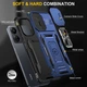 Ударопрочный чехол Camshield Army Ring для Xiaomi Redmi 13C / Poco C65 Синий / Navy Без бренда - изображение 7