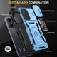 Ударопрочный чехол Camshield Army Ring для Xiaomi Redmi 13C / Poco C65 Голубой / Light Blue Без бренда - изображение 8