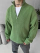 Светр чоловічий MR Zip Oversize S зелений - зображення 1