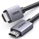 Кабель HDMI/HDMI 1 м UGREEN HD153 4K Cable черный с серым - изображение 1