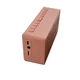 Колонка портативная с часами B61 Bluetooth розовый - изображение 2