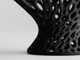 Ваза для фруктов Voronoi 25 см чёрная - изображение 4