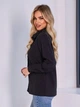 Жіноча класична сорочка із софту ISSA PLUS 3XL Чорний (issa1539019) - изображение 2