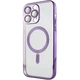 Чехол силиконовый противоударный WAVE Metal Color Case with MagSafe + защита камеры для Apple iPhone 14 Pro (6.1") Purple - изображение 7