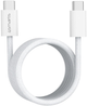 Kabel 4smarts RollUp USB-C - USB-C 100 W 1.5 m White (4252011908141) - obraz 1