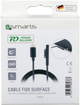 Kabel 4smarts USB-C - Microsoft Surface Connect Cable 5 A 1 m Black (4250774980787) - obraz 4